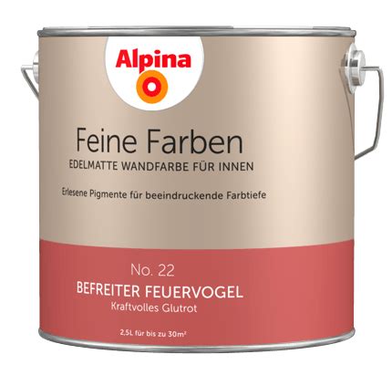 Edelmatte Wandfarben In Rot Alpina Farben