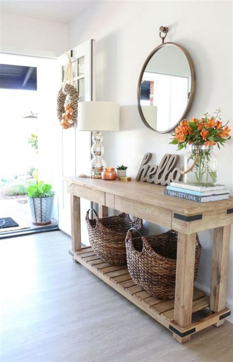 Entryway Table Designs And Ideas For Wholesome Homes