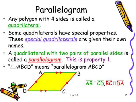 Ppt Properties Of Parallelograms Powerpoint Presentation Free