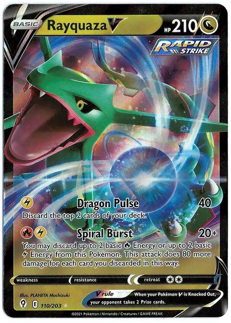 Pokemon TCG Rayquaza V 100 159 Crown Zenith Stan nowy 22 zł Sklepy