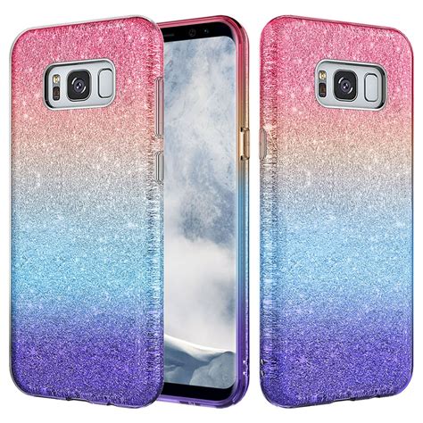 Samsung Galaxy S8 Case Sm G950 Case Slim Glitter Shine Hybrid Tpu