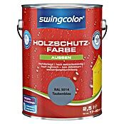 Swingcolor Holzschutzfarbe Taubenblau L Seidengl Nzend