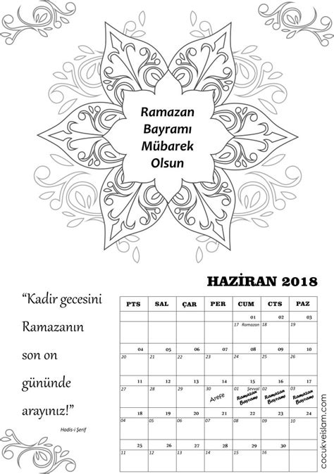 Haziran Takvimi