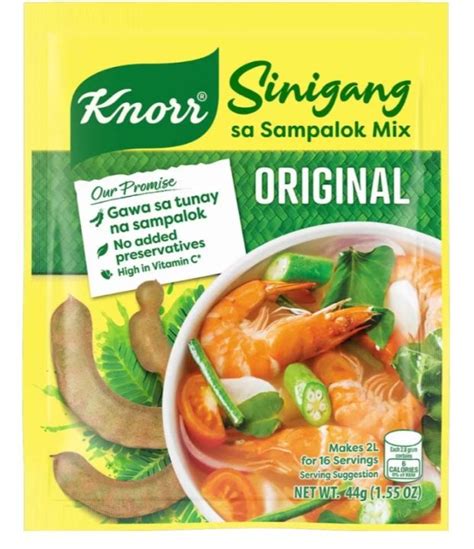 Knorr Sinigang Sa Sampalok Mix Original 44g Lazada Ph