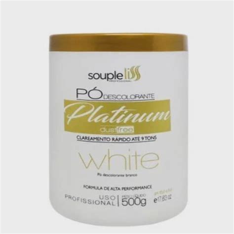 Pó Descolorante Platinum White 9 Tons Souple Liss 500g Submarino