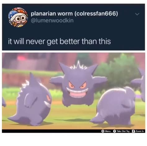 Pin By Em On Pokemon Gengar Pokemon Pokemon Funny Pokemon Memes