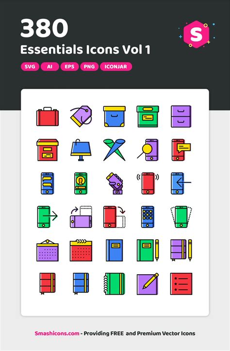 Essentials Icons By Smashicons Artofit