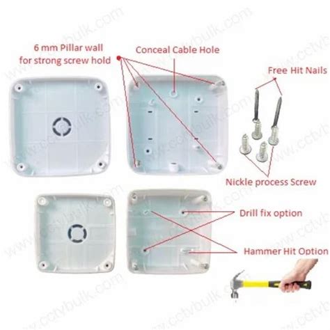 Square CCTV Junction Box At Rs 21 Piece In Ahmedabad ID 21703364391