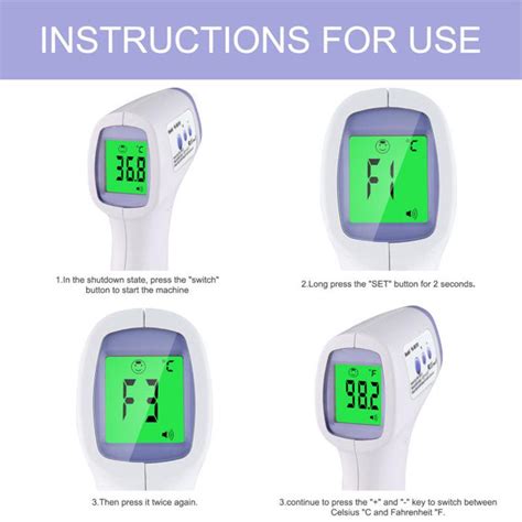 Cheap Infrared Thermometer Digital Electronic Thermometer Multi Purpose Non Contact Forehead