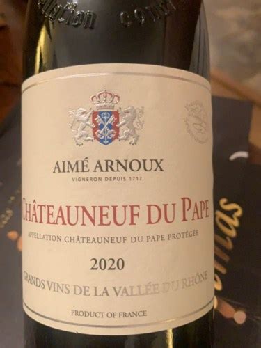 Aim Arnoux Ch Teauneuf Du Pape Vivino