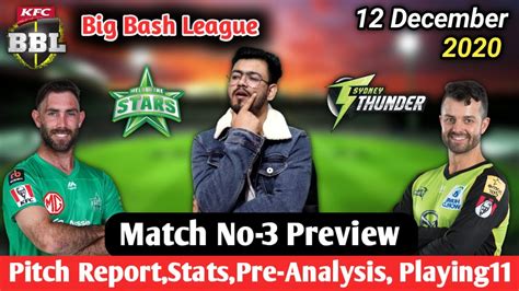 Big Bash 2020 Melbourne Stars Vs Sydney Thunder Match No 3 Preview