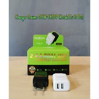 Jual Oraimo Adaptor Charger Ocw E Dp Dual Output Fast Charging Box