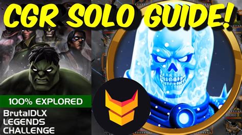 How To Cgr Entire Brutaldlx Legend Challenge Full Solo Guide Marvel Contest Of Champions