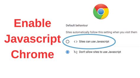 How To Enable Javascript In Chrome YouTube