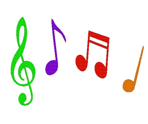 music notes rainbow animated, music , notes , rainbow , animated - Free ...