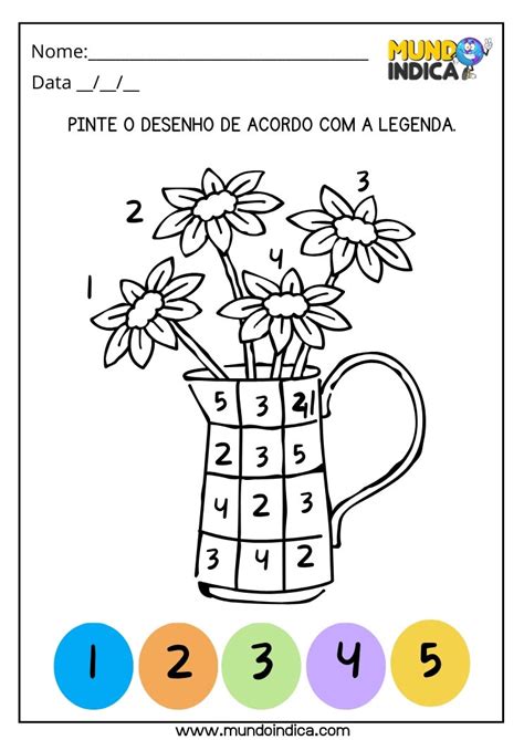 Colorir De Acordo Com A Legenda