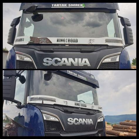 Podszybie Scania S R Next Generation Inox Lustro