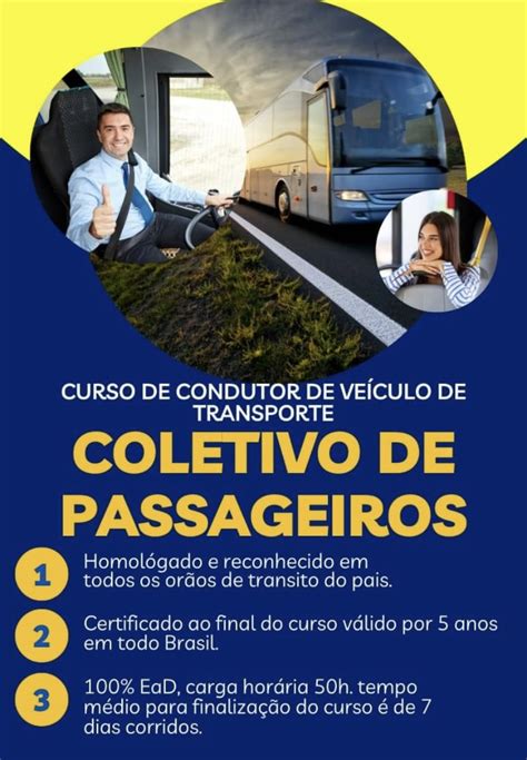 Curso Para Condutores De Ve Culo De Transporte Coletivo De Passageiros