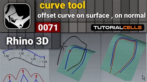 Offset Curve Offset Curve Surface Normal Offset Curve On