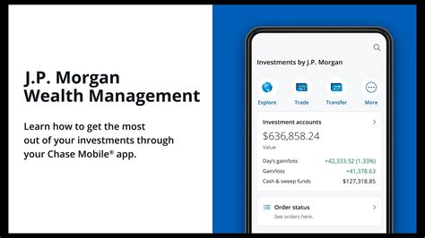 Chase Mobile App Tour For Investments YouTube