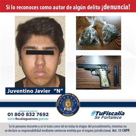 Lo Detienen En Chilpancingo En Posesión De Droga Y Arma De Fuego Mar