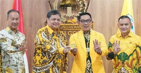 Elektabilitas Ridwan Kamil Dongkrak Suara Golkar Di Kalangan Pemilih Muda