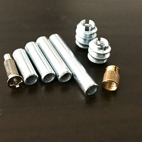 M4 Internal Threaded Sleeve Rod Bar Stud Round Connector Nut Bolt