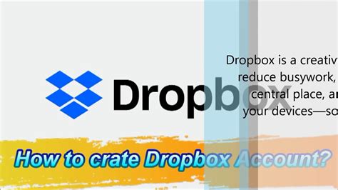 Dropbox Gb Free How To Create A Dropbox Account Youtube