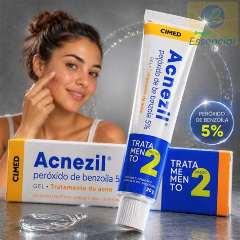 Pomada Para Espinha - Acnezil Gel Pomada Para Espinha Cravos AcneTratamento Antiacne Cimed ...