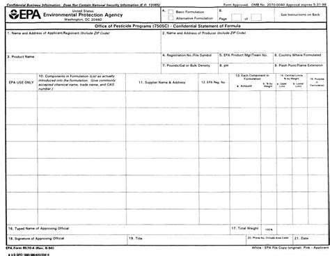 Epa Form 8570 4 Fill Out Printable PDF Forms Online