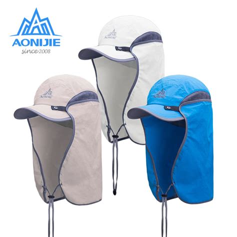 AONIJIE Outdoor Hiking Caps Protection Summer Sun Hats Men's Fishing ...