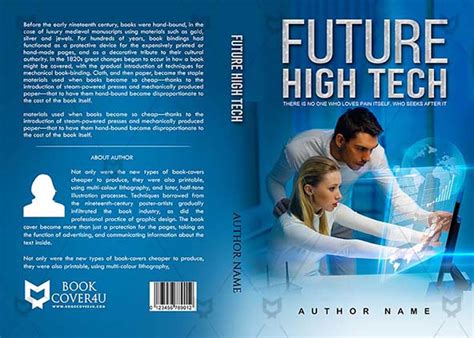 Sci Fi Book Cover Design Future High Tech