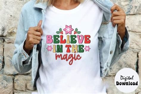 Believe In The Magic Svg Retro Graphic By Svg Design Hub · Creative Fabrica