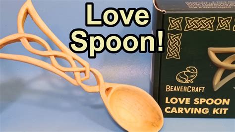 Carving An Intricate Love Spoon BeaverCraft Love Spoon Carving Kit