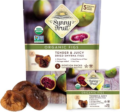 Amazon Sunny Fruit Organic Sun Dried Figs Pack Oz Each Bag