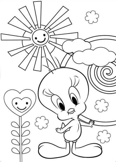 Dibujos Para Colorear Silvestre Y Piolin 23 Dibujos Para Bordar