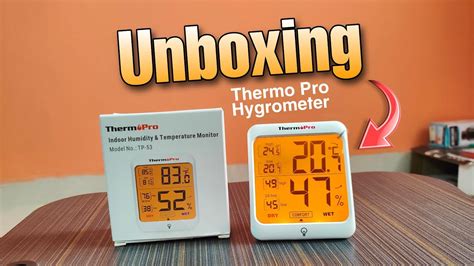 Thermopro Tp Hygrometer Unboxing Quick Review Digital Hygrometer