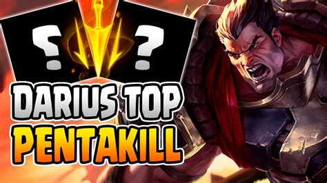 😱 Pentakill Con Darius Despues De 1000 Ganks Del Rival 😱 Guia Lol