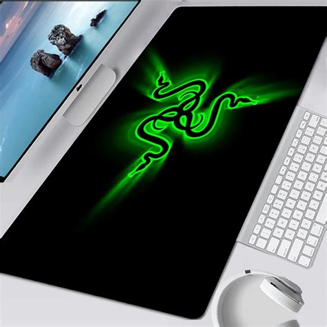 Razer Mouse Pad Gaming Mousepad Mat Gamer Mouse Pad Keyboard Desk Mat