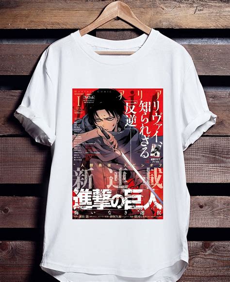 Levi Ackerman Shirt Attack On Titan Shirterwin Smith Tshirt Etsy