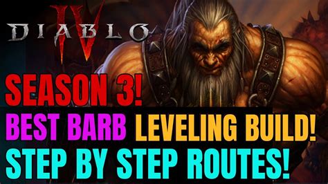 Season Fastest Barbarian Leveling Hota Guide Build Diablo