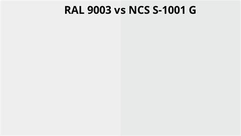 Ral Vs Ncs S G Ral Colour Chart Uk