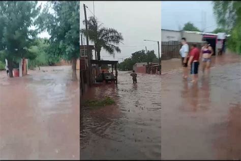 La Mitad Del Barrio Bajo Agua Las Intensas Lluvias Inundaron Las