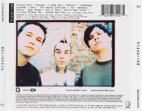 Name of the font used on the back cover of untitled? : r/Blink182