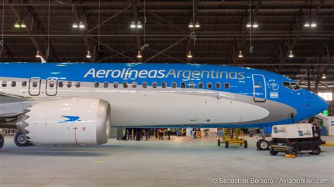 [fotogalería] Lv Kej El Nuevo Boeing 737 Max De Aerolíneas Argentinas