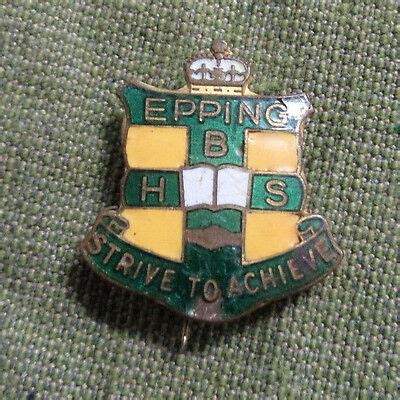 #D312. EPPING BOYS HIGH SCHOOL LAPEL BADGE | eBay