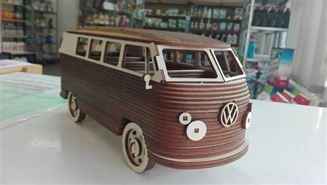 Volkswagen Camper Laser Cutvw Car Laser Cut Filevintage Car Etsy