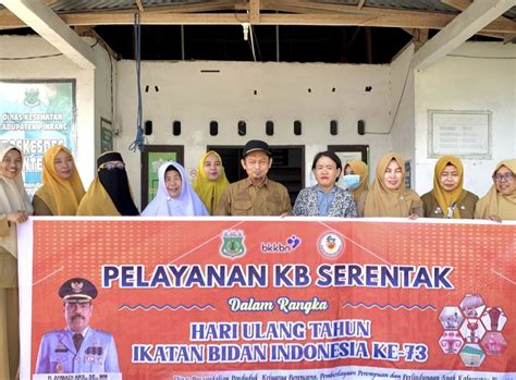 Pelayanan KB Serentak Dalam Rangka HUT IBI Ke 73 Tahun 2024