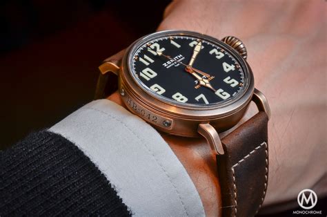 Hands On With The Zenith Pilot Type Extra Special Bronze Mm Specs