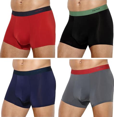 Casey Kevin Mens Sexy Underwear Breathable Ice Silk Boxer Briefs For Male Shopstyle